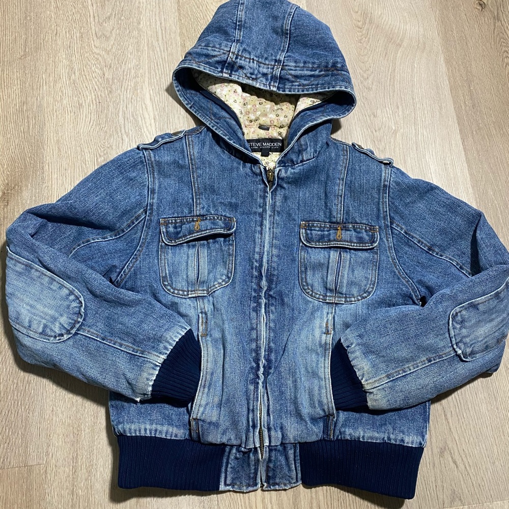 STEVE MADDEN LONG ISLAND CITY DENIM BLUE